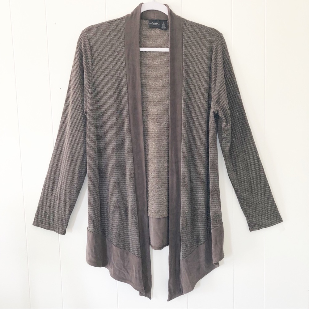 Chico's Travelers Waterfall Cardigan